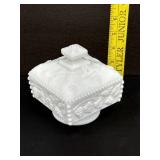 Vintage Westmoreland Milk Glass Beaded Candy