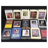 Lot of Vintage 8 Track Tapes