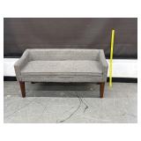 Gray End Of Bed Bench