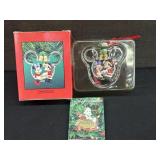 1995 Enescoe Mickey & Minnie Ornament