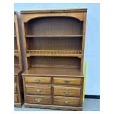 Saybrook Maple By Dixie Mid Century Dresser/Hutch