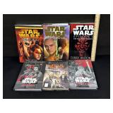 6 Star Wars Hardback Books