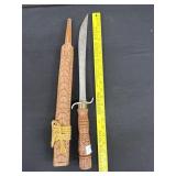 Vintage Teakwood Sheath Sword