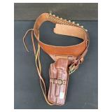 Triple K  5 1/2 Leather Holster 114-15 & Bullets