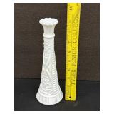 Anchor Hocking Stars & Bars Milk Glass Vase