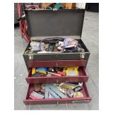 Tool Locker Metal Toolbox w/ Contents