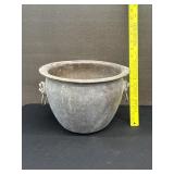 Antique Hammered Copper Water Vat or Planter