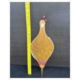 Vintage Fireplace Bellows Brass End
