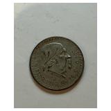 1948 .500 Silver Mexican Coin 14 Grams