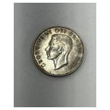 1949 .800 Silver Canadian 50 Cent Coin 12 Grams