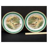 Pair of Vintage German Mallard Plates Hangers
