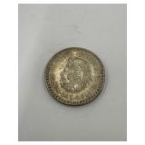 1948 .900 Silver Mexican 5 Peso 30 Grams