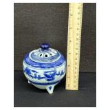 Blue & White Incense Burner