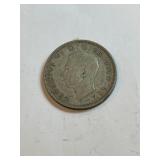 1946 .500 Silver British Half Crown 14 Grams