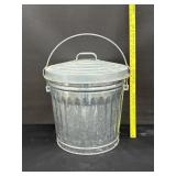 Behrans Locking Lid Galvanized Container 10 Gal