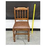 Vintage Wood Dining Accent Chair