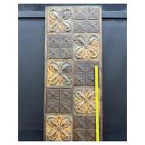 HUGE Vintage Metal & Wood Wall Art
