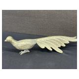 Vintage Brass Pheasant Figurine