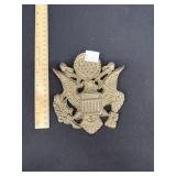 Vintage Heavy Brass US Coat of Arms
