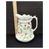 Old Folley Strawberry 1 Qt. Pitcher