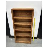 5 Tier Solid Wood Bookshelf