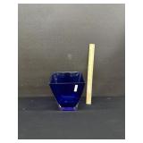 Mid Century Italian Cobalt Blue Vase