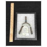 Confederate Spur Marked C.S.A. McCulloch