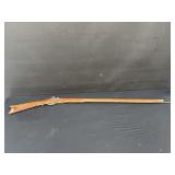 Flintlock Musket Long Rifle W/ Brass Butt Plate