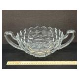 American Fostoria Handled Trophy Bowl Center Piece