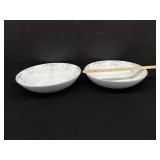 2 9.25" Seville Casserole Bowls Imperial China