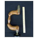 Antique Wood Hand Bit Brace 1800