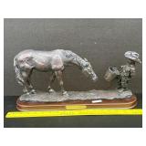 Western Moments Bronze Finish Sculpture