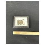 Civil War Brass Saddle Buckle Militia Belt Plate