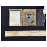 Confederate Daguerreotype Civil War Soldier