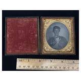 Confederate Daguerreotype Civil War Soldier