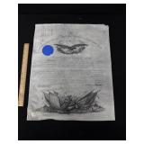 1866 Military Commission Signed Andrew Johnson