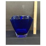 Mid Century Italian Cobalt Blue Vase