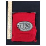 Civil War Union Puppy Paw Belt Buckle