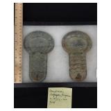 Civil War Brass Shoulder Epaulet Virginia Dig