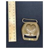 Antique Confederate Horse Buckle Cover 1860