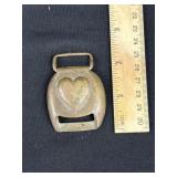 Antique Confederate Horse Buckle Cover 1860