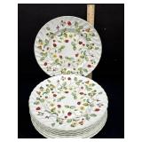 8 James Kent Old Foley Dinner Plates 10.5"
