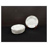 8 Seville Imperial China Dessert Plates