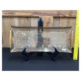 Georges Briard Tray Persian Gardens Teak Handle