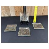 4 Georges Briard Persian Garden Coasters
