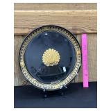 Georges Briard Coquille d'Or Round Bar Tray