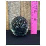 Vintage Carry Ireland Art Glass Paper Weight