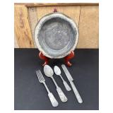 Union Soldiers Bowl Knife Spoon & Fork
