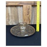 Georges Briard Relish Dish Persian Garden 11.5