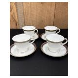 4 Waterford  Powerscout Cups & Saucers